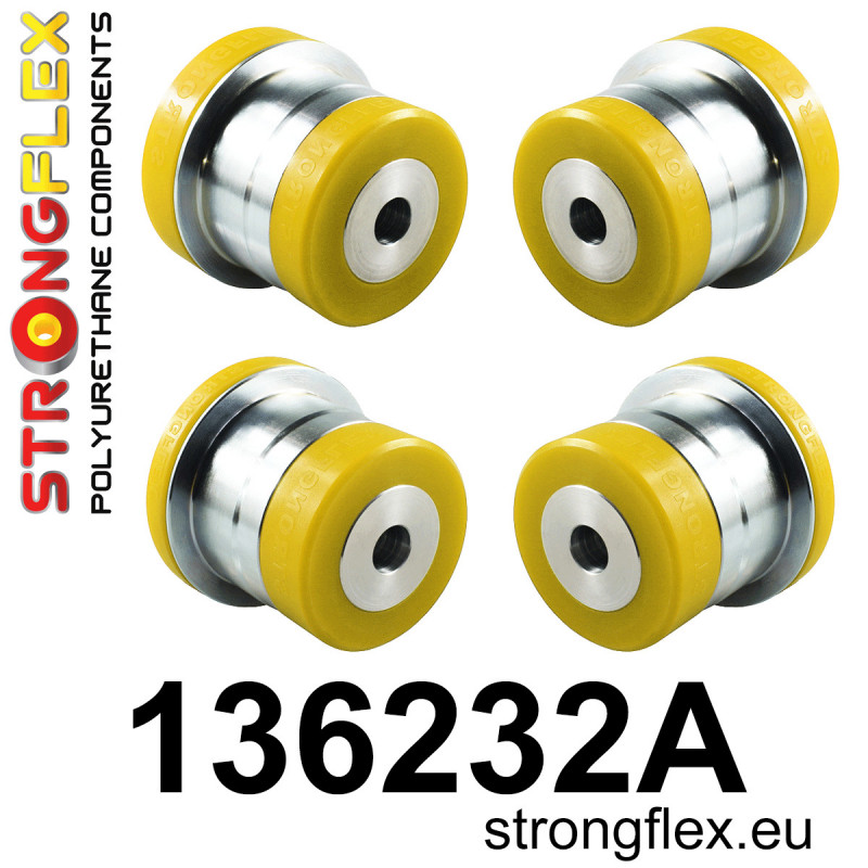 STRONGFLEX|136232A: Hintere Achsträger Buchsen SPORT Opel/Vauxhall Vectra Cavalier B 95-02 Saab 9-5 I 98-10 YS3E