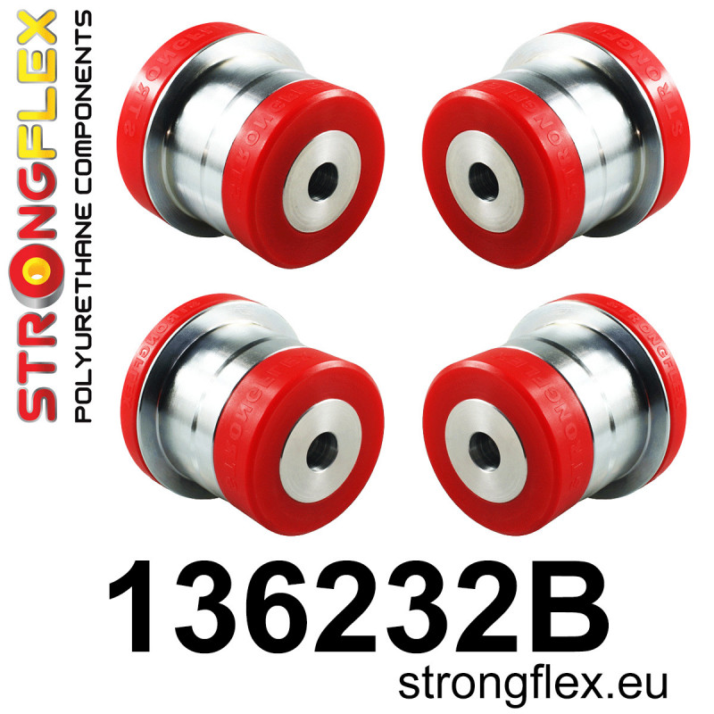 STRONGFLEX|136232B: Hintere Achsträger Buchsen Opel/Vauxhall Vectra Cavalier B 95-02 Saab 9-5 I 98-10 YS3E