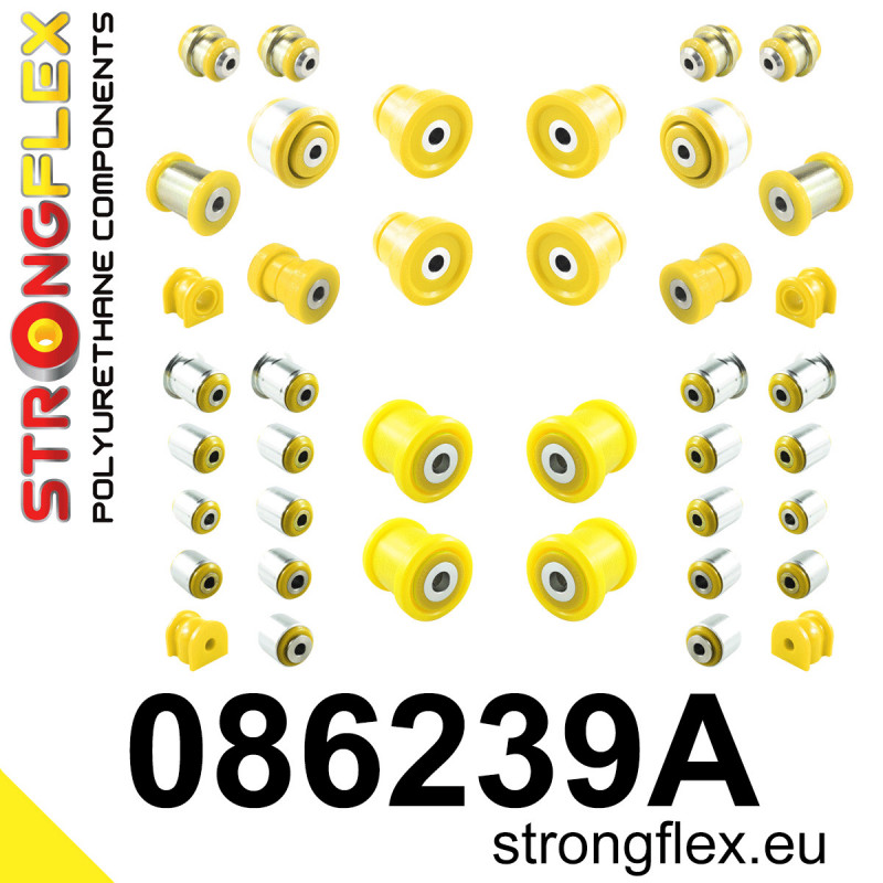 STRONGFLEX|086239A: Full suspension bush kit SPORT Honda Accord VIII 08-16 Acura TL IV 09-14 UA8/UA9 TSX II CU2