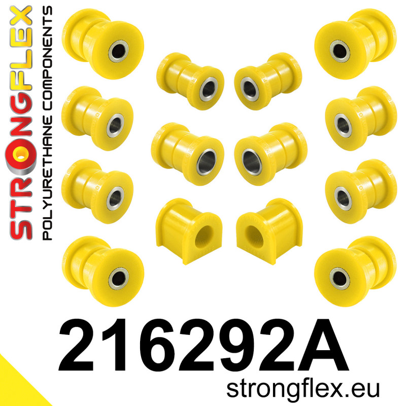 STRONGFLEX|216292A: Hinterachsbuchsen Satz SPORT Toyota Corolla VII 92-97 E100 4WD VIII 97-02 E110