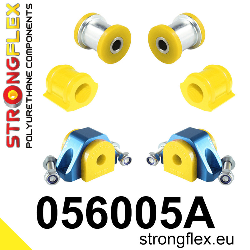 STRONGFLEX|056005A: Front suspension bush kit SPORT Citroën Saxo/Chanson 97-99 VTS VTR Peugeot 106 91-03 GTI RALLYE XSI