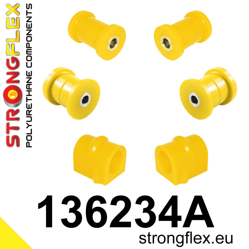 STRONGFLEX|136234A: Front suspension bush kit SPORT Opel/Vauxhall Vectra Cavalier B 95-02