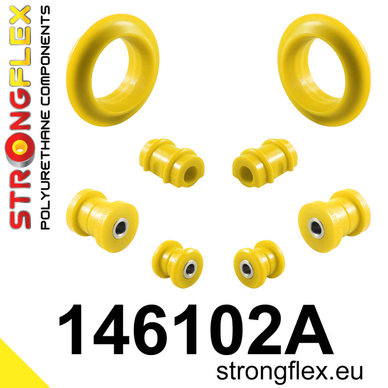 STRONGFLEX|146103A: Front suspension bush kit SPORT Citroën C15 84-06 Talbot Samba 81-86 Renault 14 76-83 LNA 76-86 Visa 78-88