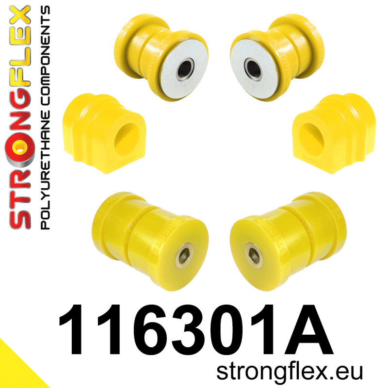 STRONGFLEX|116301A: Front suspension bush kit SPORT Mercedes Class C W203 00-11 00-07 4MATIC