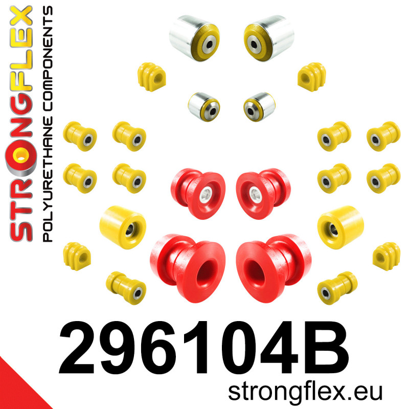 STRONGFLEX|296104B: Full suspension bush kit Chevrolet Camaro V 09-15