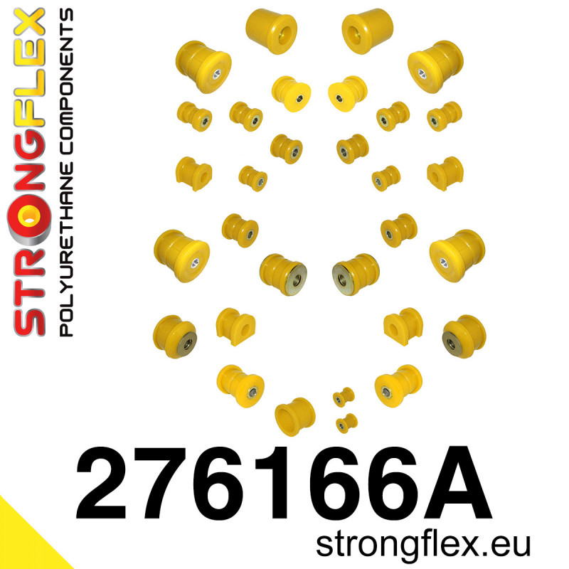 STRONGFLEX|276166A: Zestaw kompletny zawieszenia SPORT Subaru Impreza III 07-14 GE GV GH GR IV 11-16 GP GJ Exiga 09-14 YA