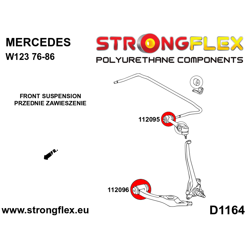 STRONGFLEX|112096A: Vorderachse untere Querlenkerbuchse SPORT Catalog