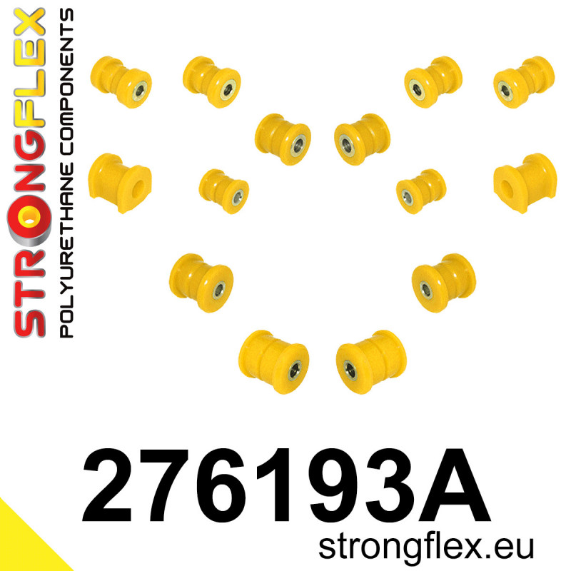 STRONGFLEX|276193A: Zestaw zawieszenia tylnego SPORT Subaru BRZ I 12-21 Toyota GT86/GR86 Scion FR-S 12- II 21-