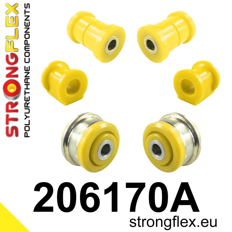 STRONGFLEX|206170A: Front suspension bush kit SPORT Fiat Sedici 06-14 Suzuki SX4