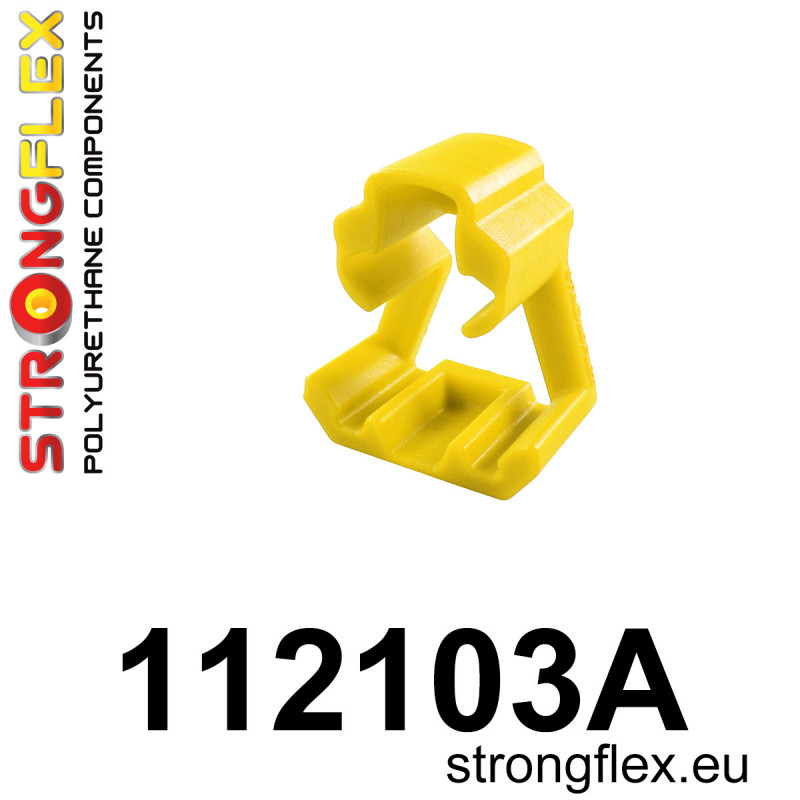 STRONGFLEX|112103A: Lower engine mount insert SPORT Mercedes Class A III 12-17 W176 4MATIC A45 AMG FWD B II 11-18 W246/W242 CLA