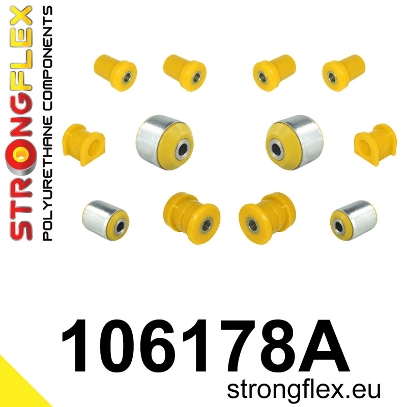 STRONGFLEX|106178A: Front suspension bush kit SPORT Mazda MX-5/Miata Roadster III 05-14 NC