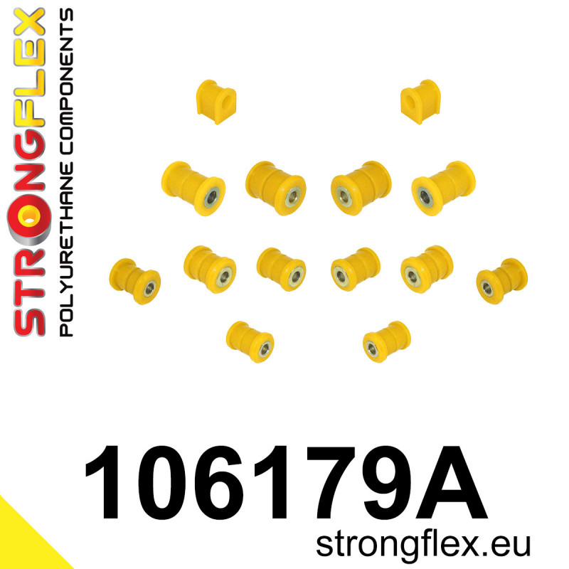 STRONGFLEX|106179A: Polyurethan Buchsensatz Hinterachse SPORT Mazda MX-5/Miata Roadster III 05-14 NC