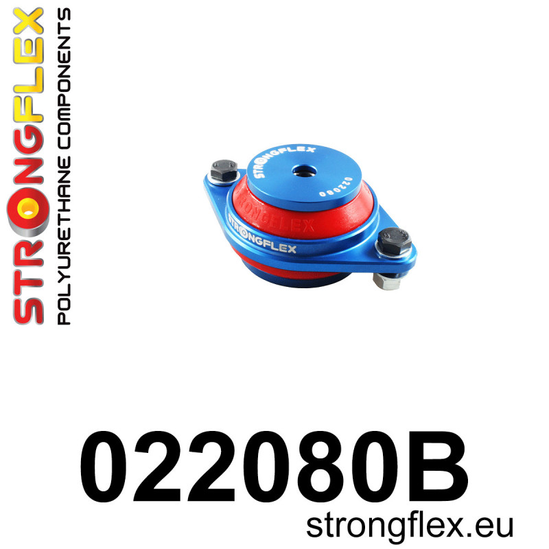 STRONGFLEX|copy of 022080A: Gearbox / differential mount SPORT Audi 80/90 S2 RS2 B2 78-86 FWD Quattro Coupe B3 86-91 B4 91-96