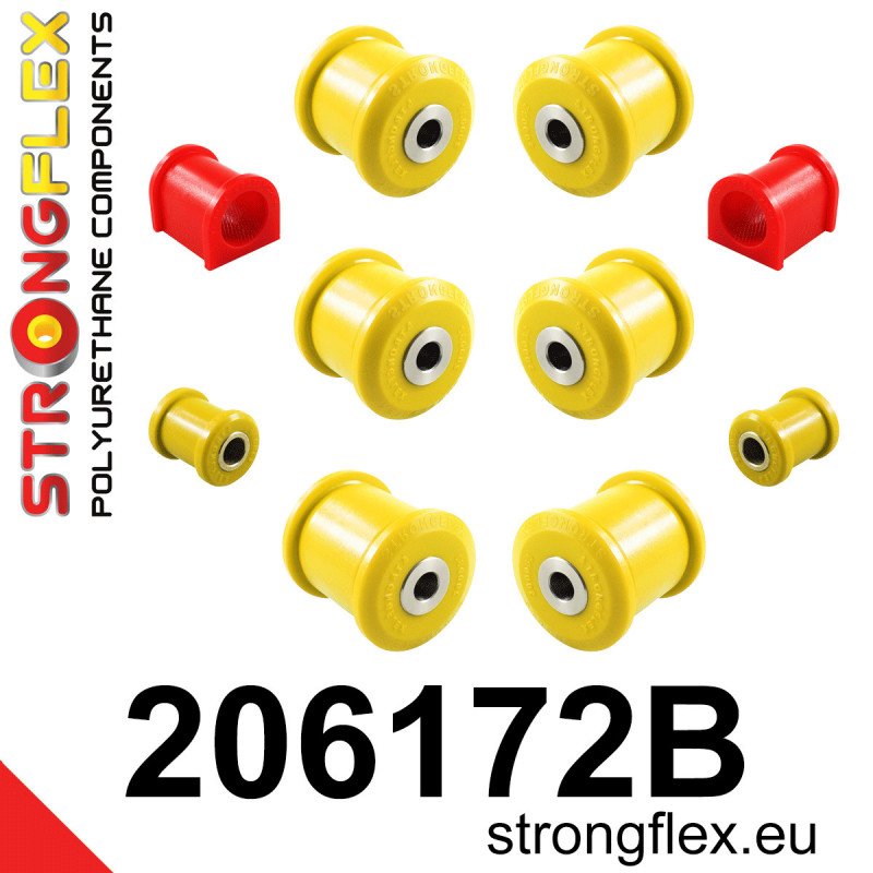 STRONGFLEX|206172B: Front suspension bush kit Suzuki Jimny 98-17