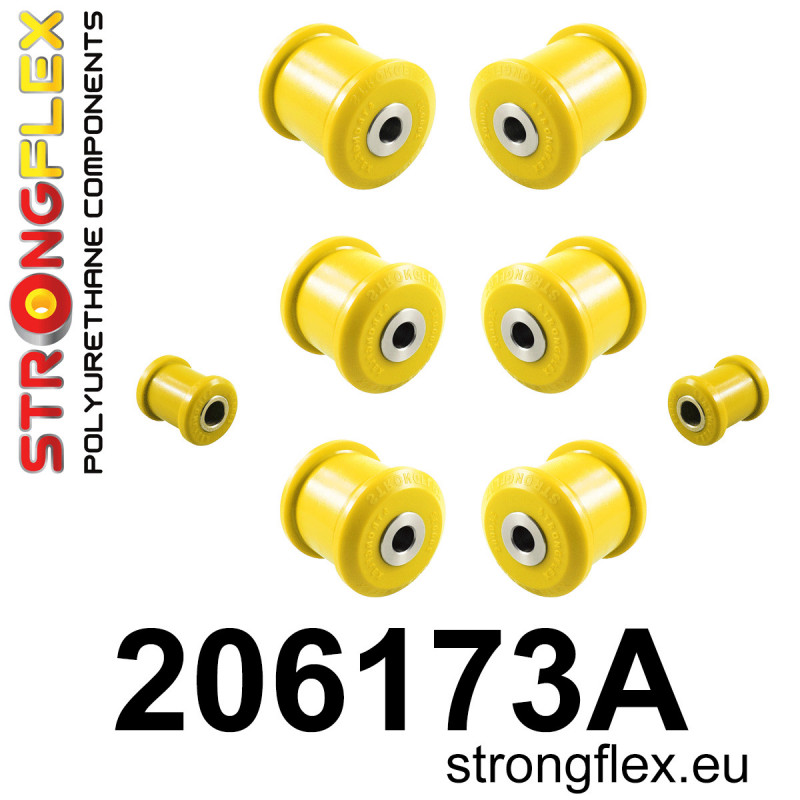 STRONGFLEX|206173A: Hinterachsbuchsen Satz SPORT Suzuki Jimny 98-17