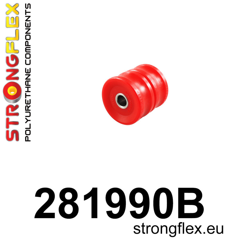 STRONGFLEX|281990B: Front tie bar to chassis bush Nissan 300ZX I 84-90 Z31 S-chassis 180SX/200SX 240SX Silvia IV 83-88 S12