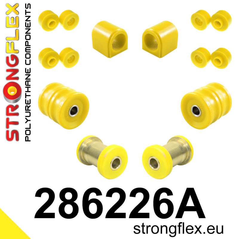 STRONGFLEX|286226A: Front suspension bush kit SPORT Nissan S-chassis 180SX/200SX 240SX Silvia IV 83-88 S12