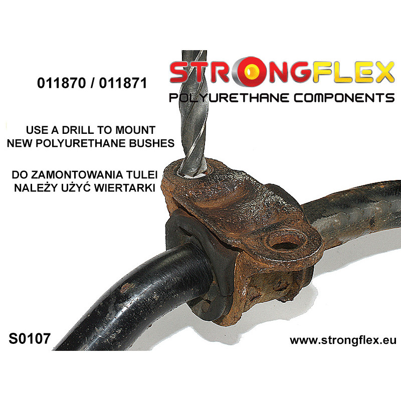 STRONGFLEX|016254B: Front suspension bush kit Alfa Romeo 159 05-11 type 939 Brera 05-10 Spider