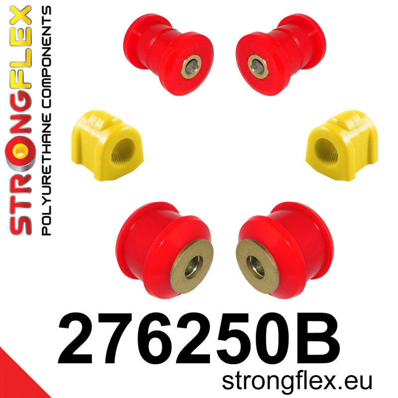 STRONGFLEX|276250B: Front suspension bush kit Subaru Forester IV 12-18 SJ Levorg 14-20 VM XV/Crosstrek I 12-17 GP WRX STI 14-22