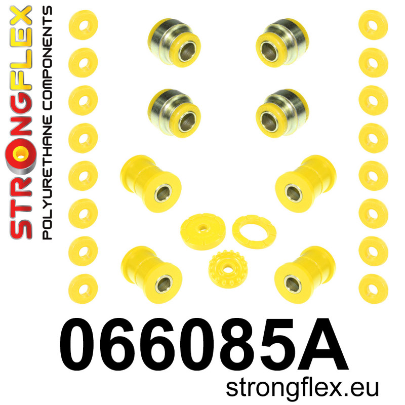 STRONGFLEX|066085A: Full suspension bush kit SPORT Fiat 126p 72-99