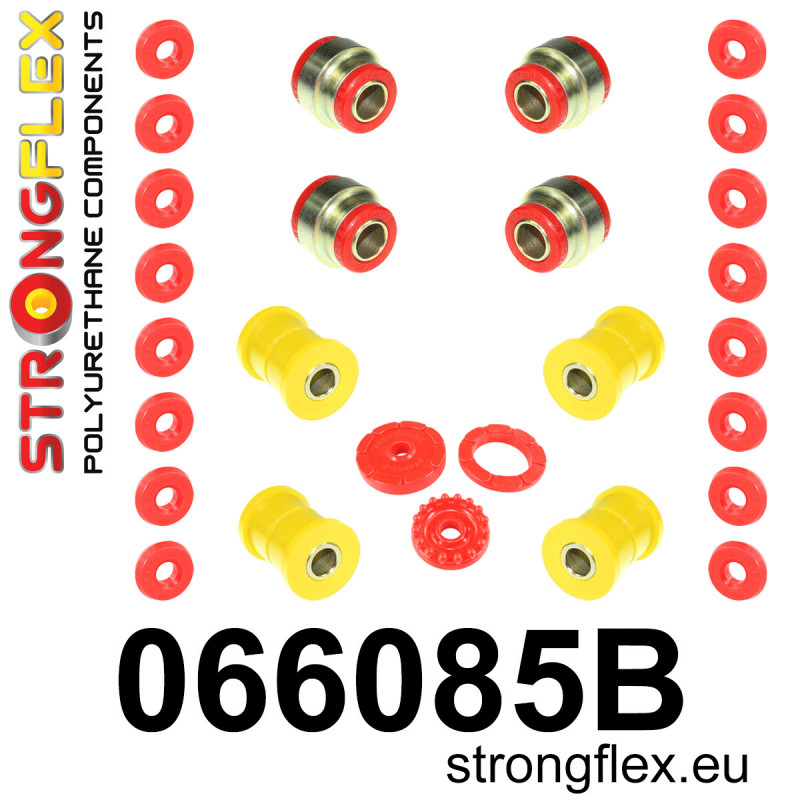 STRONGFLEX|066085B: Full suspension bush kit Fiat 126p 72-99