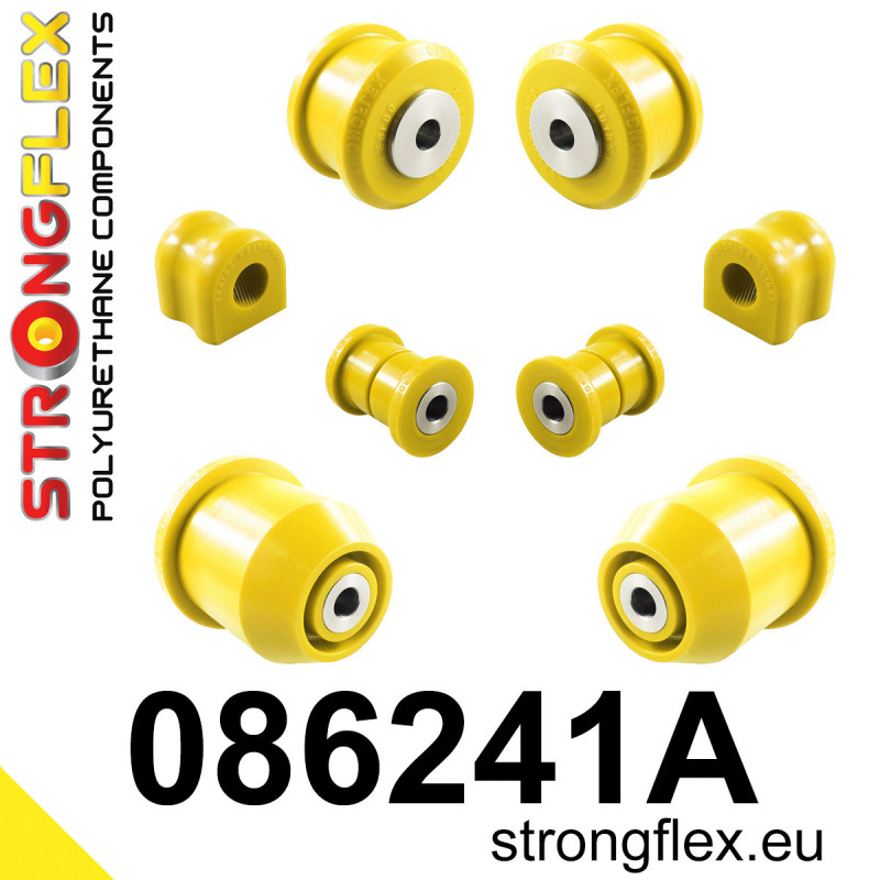 STRONGFLEX|086241A: Zestaw przedniego zawieszenia i tylnej belki SPORT Honda Civic IX 12-17 FK/FG FA FD