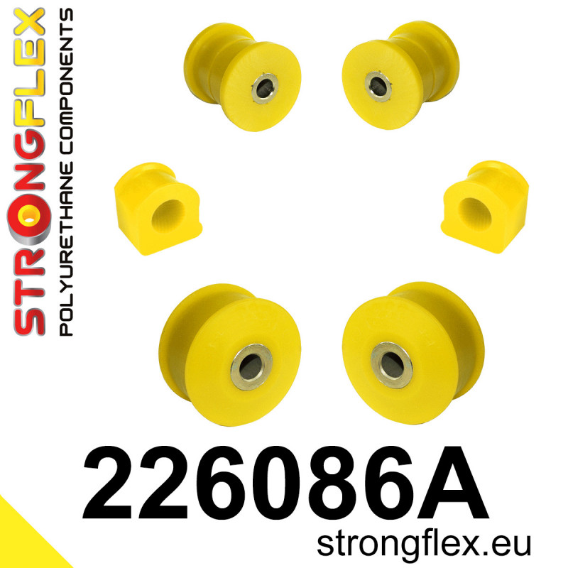 STRONGFLEX|226086A: Front suspension bush kit SPORT Audi A3/S3 RS3 I 96-03 8L 99-03 TT TTS TTRS 8N 99-06 FWD Quattro Volkswagen