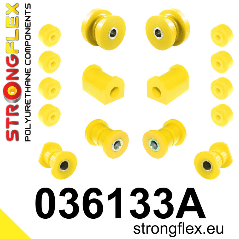 STRONGFLEX|036133A: Front suspension bush kit SPORT BMW Seria 6 I 76-89 E24 75-82 E3/E9 68-77 Series 5 72-81 E12